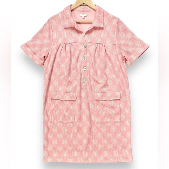 NWOT Tyler Boe Collared Button Front Dress - Picture 1 of 4